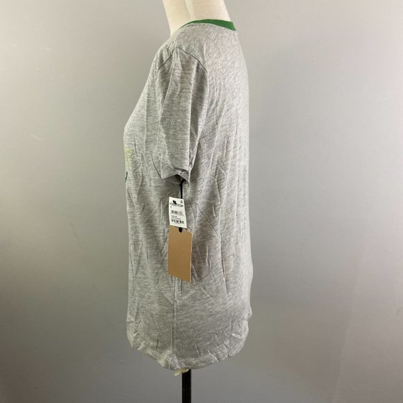 NWT HALOGEN Grey All Luck Clover Tee (M) - Picture 4 of 8
